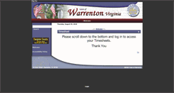 Desktop Screenshot of mytown.warrentonva.gov